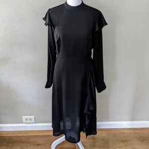 Who What Wear Little Midi Black Dress